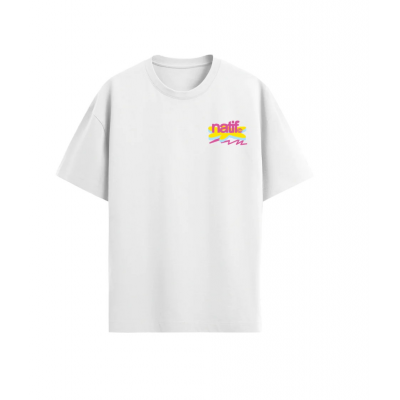NATIF - T-SHIRT LOOSE GOOD VIBES ART DPT