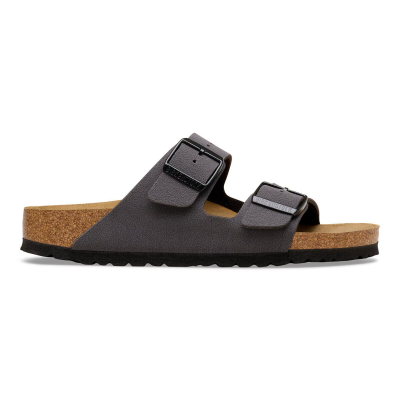 BIRKENSTOCK - ARIZONA BFBC VELVET GRAY/BLACK BUCKLES