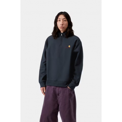 CARHARTT WIP - HALF ZIP AMERICAN SCRIPT SWEAT