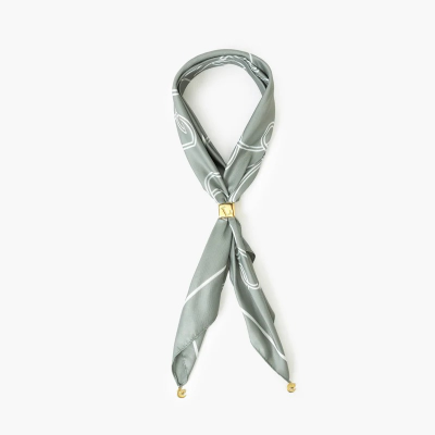 LOLLIPOPS - SATEEN SQUARE SCARF KAKI