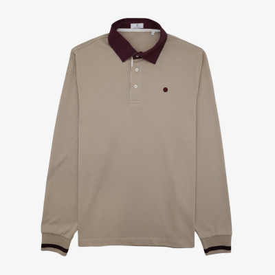 SERGE BLANCO - POLO MANCHES LONGUES