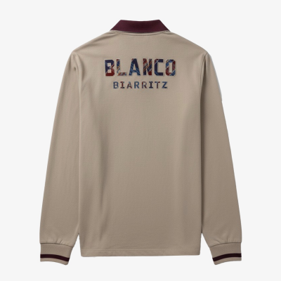 SERGE BLANCO - POLO MANCHES LONGUES