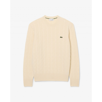 LACOSTE - PULL COTON UNI COL ROND