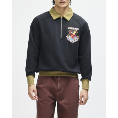 DEUS EX MACHINA - ALL OTHERS HALF ZIP SWEAT
