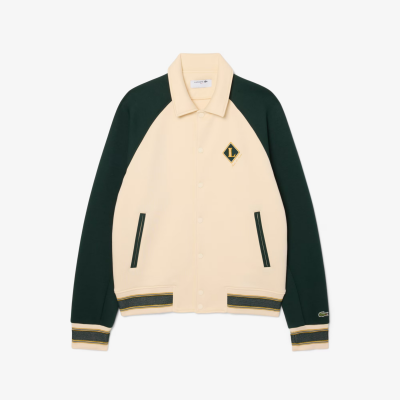 LACOSTE - FRENCH MADE BADGE ACCENT BOMBER