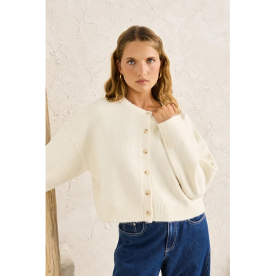 RHYTHM - ESTELLE FLUFFY CREW NECK KNIT