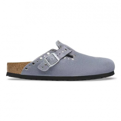 BIRKENSTOCK - BOSTON RIVET LEVE STONE BLUE