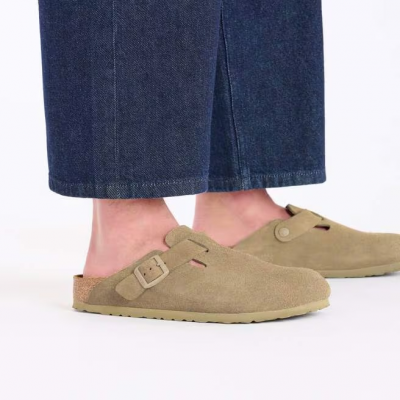 BIRKENSTOCK - BOSTON LEVE FADED KHAKI