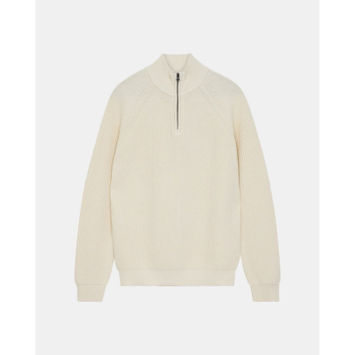 ANERKJENDT - AKSUNE PATENT HALF ZIP KNIT