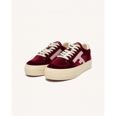 FAGUO - WALNUT PLATFORM TENNIS WOVEN
