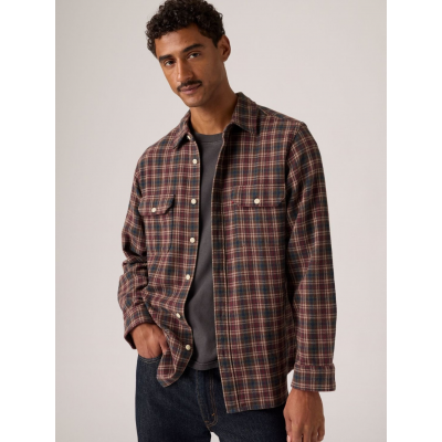 LEVIS - JACKSON WORKER MIKKEL PLAID VINEYARD WIN