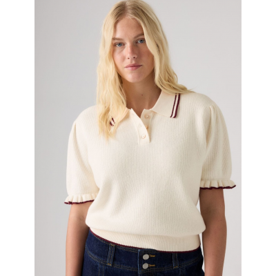LEVIS - SUPER SOFT SUMMER SS POLO EGRET / CABERN