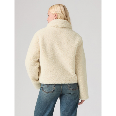 LEVIS - DALY SHERPA JACKET WHITE SWAN POLYESTER