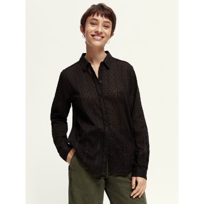 COTTON DOBBY REGULAR FIT SHIRT - 5122