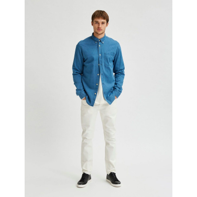 NOOS SLHREGRICK-DENIM SHIRT LS U