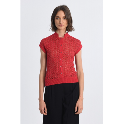 LADIES KNITTED CARDIGAN