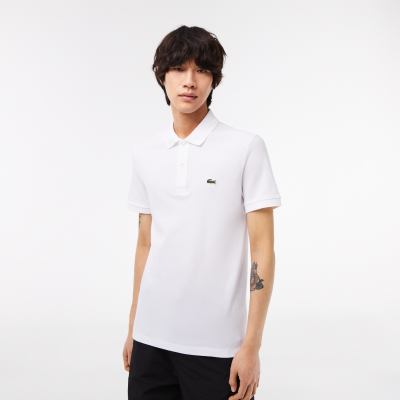LACOSTE - SHORT SLEEVED RIBBED COLLAR SHIRT