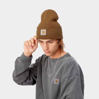 CARHARTT WIP - ACRYLIC WATCH HAT - HAMILTON BROWN