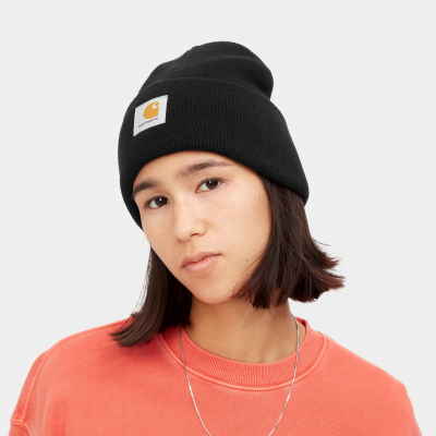 CARHARTT WIP - ACRYLIC WATCH HAT - BLACK