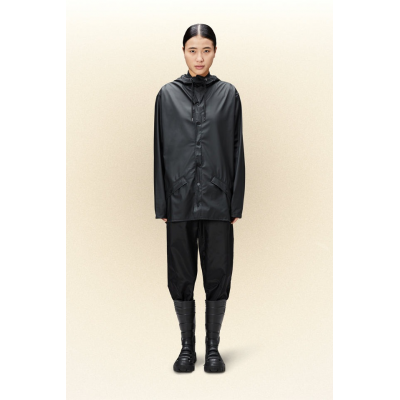 RAINS - JACKET W3 - BLACK