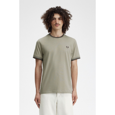 FRED PERRY - TWIN TIPPED T-SHIRT - MULTICOLORE