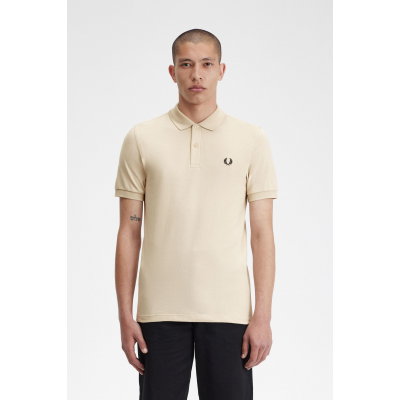 FRED PERRY - PLAIN FRED PERRY SHIRT - BEIGE