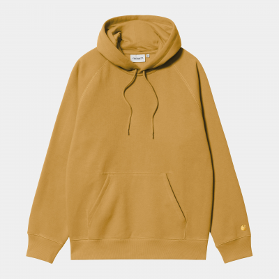 CARHARTT WIP - HOODED CHASE SWEAT - SUNRAY / GOLD