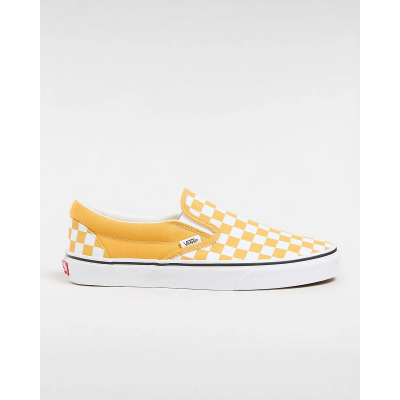 VANS - CLASSIC SLIP-ON COLOR THEORY CHECKERBOARD - JAUNE