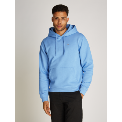 TOMMY HILFIGER - TJM REG S FLAG HOODI - BLEU