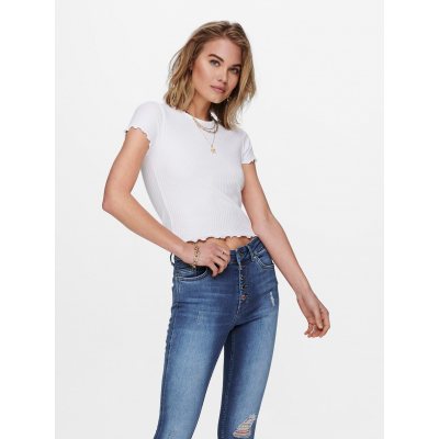 ONLY - ONLEMMA S/S SHORT TOP NOOS JRS - WHITE