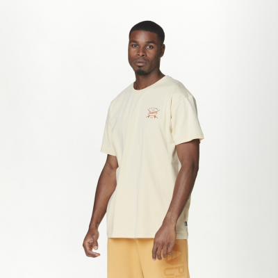 PICTURE - SURFOOD TEE - BEIGE