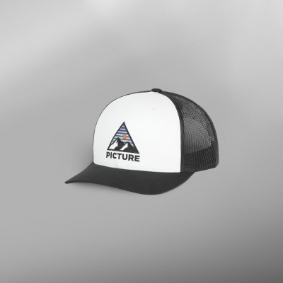 PICTURE - KULDO TRUCKER CAP - BLANC