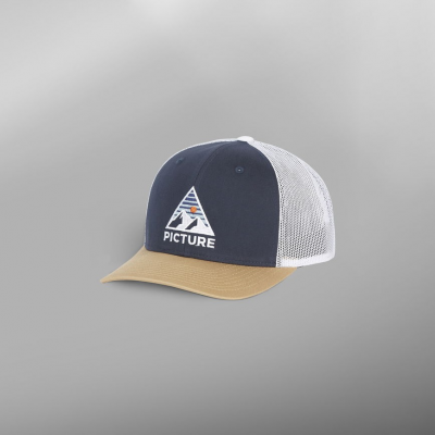 PICTURE - KULDO TRUCKER CAP - DARK BLUE