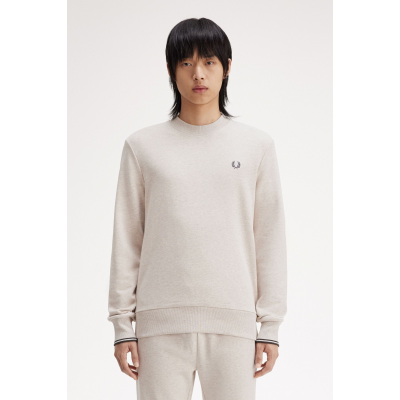 FRED PERRY - CREW NECK SWEATSHIRT - GRIS