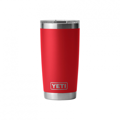 YETI - RAMBLER 20 OZ TRAVEL MUG - RESCUE RED