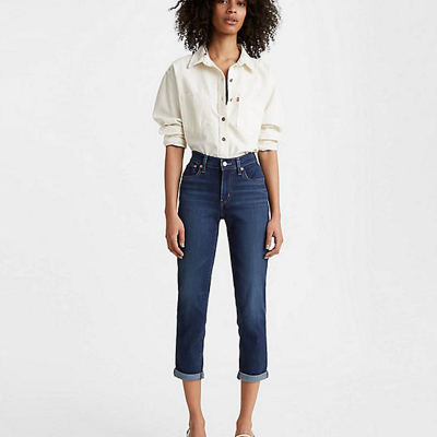 LEVIS - MID ROISE BOYFRIEND - BLEU