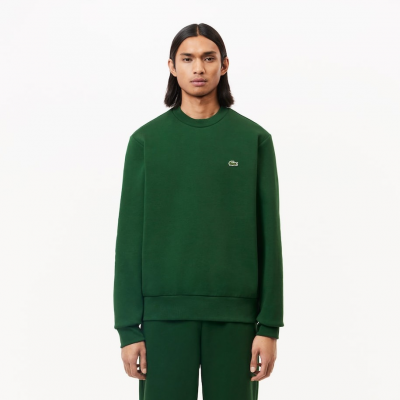 LACOSTE - SWEATSHIRT MOLLETON COL ROND - VERT