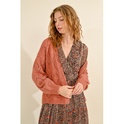 MOLLY BRACKEN - LADIES KNITTED CARDIGAN - COULEUR