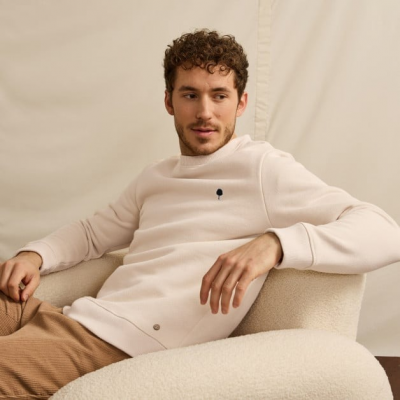 FAGUO - BUSSY SWEATSHIRT COTTON - BEIGE