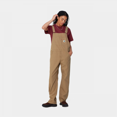 CARHARTT WIP - BIB OVERALL STRAIGHT - MARRON