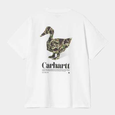 CARHARTT WIP - S/S FOLD DUCK T-SHIRT - BLANC