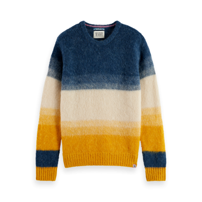 SCOTCH AND SODA - ALPACA WOOLBLEND SWEATER - MULTICOLORE