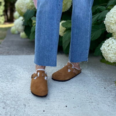 BIRKENSTOCK - BOSTON SHEARLING - MARRON