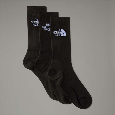 THE NORTH FACE - MULTI SPORT CUSH CREW SOCK 3P - COULEUR