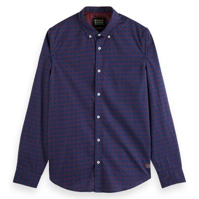 SCOTCH AND SODA - SLIM FIT DITSY AOP SHIRT - AUTRE