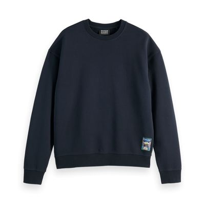 SCOTCH AND SODA - FRONT BACK ARTWORK SWEATSHIRT - NOIR