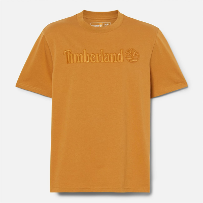 TIMBERLAND - EMBROIDERY TONAL SS TEE - JAUNE