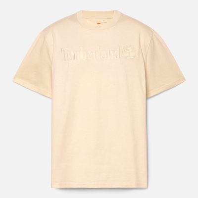 TIMBERLAND - EMBROIDERY TONAL SS TEE - BEIGE