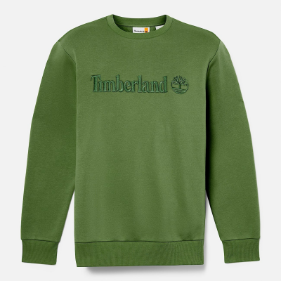 TIMBERLAND - EMBROIDERY TONAL CREW NECK - VERT