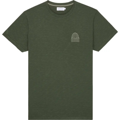 BASK IN THE SUN - MINI TO THE SEA TEE SHIRT - FOREST